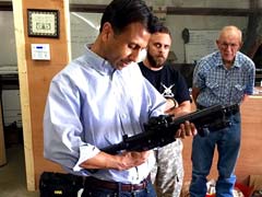 Bobby Jindal Mocked for Posing With Gun at Campaign Stop