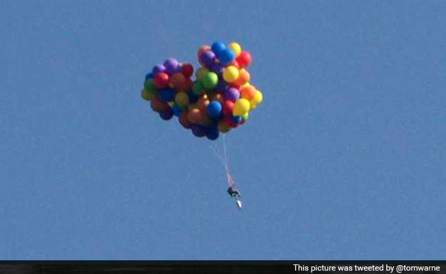 This Canadian Man Tied Balloons to His Chair and Took Off. Police Arrested Him