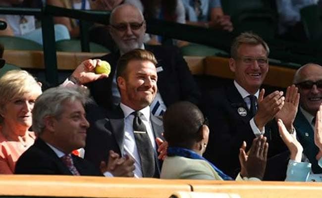 The Incredible Moment David Beckham Made a Brilliant Catch at Wimbledon