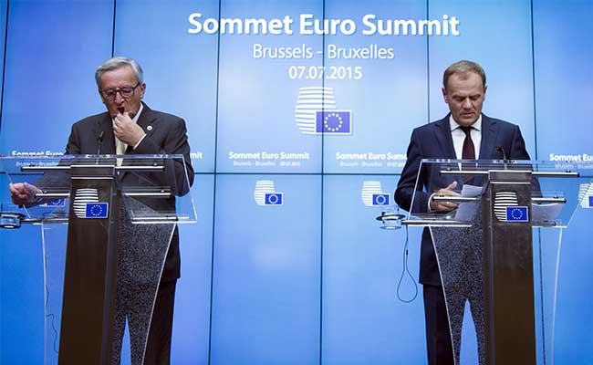 EU's President Donald Tusk Cancels Summit as Euro Zone Talks on Greece Continue