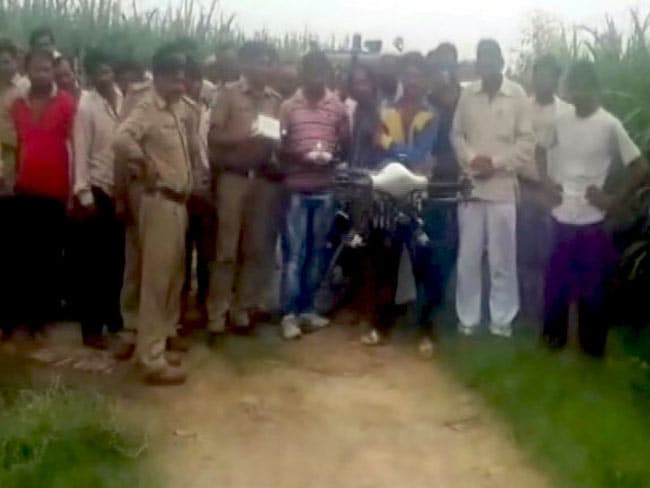 मुजफ्फरनगर में पुलिस ने ड्रोन की मदद से पकड़ा लुटेरे को