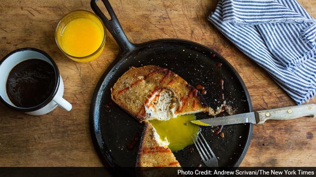 Egg-in-a-Hole for Camping or the Comfort of Home