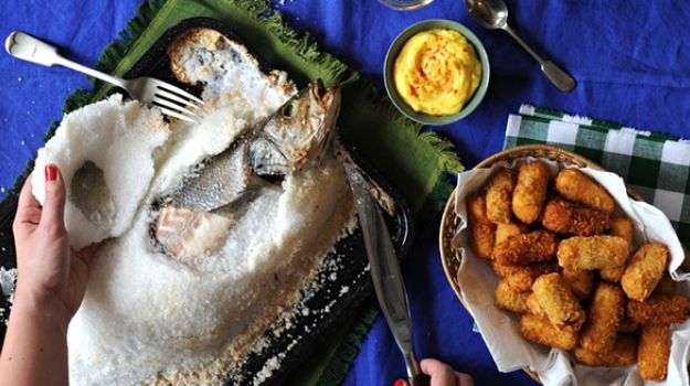 A Sicilian Feast with Salt-Crusted Seabass | Feasting