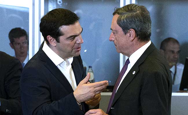 'To Doubt Greek Solution as Prime Minister Alexis Tsipras Reforms Awaited' Says President Mario Draghi