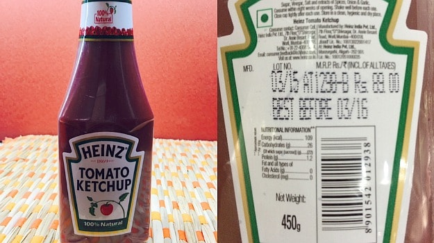 Heinz Tomato Ketchup , 450g - Reviews, Ingredients