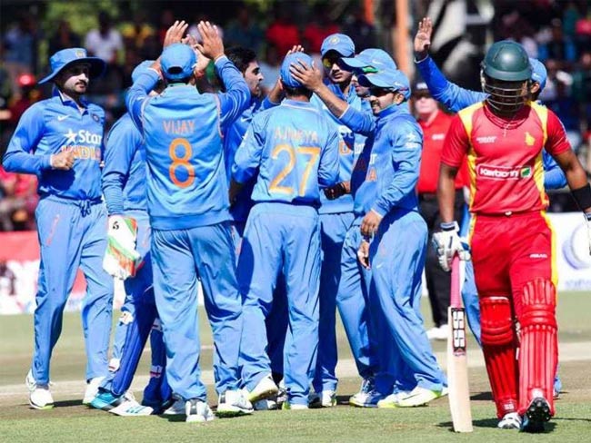 जिम्बाब्वे ने भी पिलाया पानी, कांटे के मुकाबले में चार रनों से जीता भारत