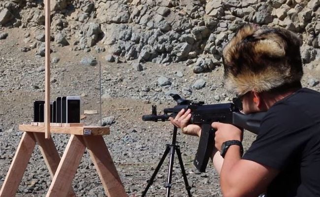 How Many iPhones Does it Take to Stop a Bullet? Check Out This 'Gun Destruction' Test