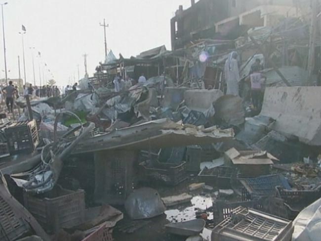 इराक में धमाका, 100 से ज्यादा लोगों की मौत, IS ने ली जिम्मेदारी इराक में धमाका, 100 से ज्यादा लोगों की मौत, IS ने ली जिम्मेदारी