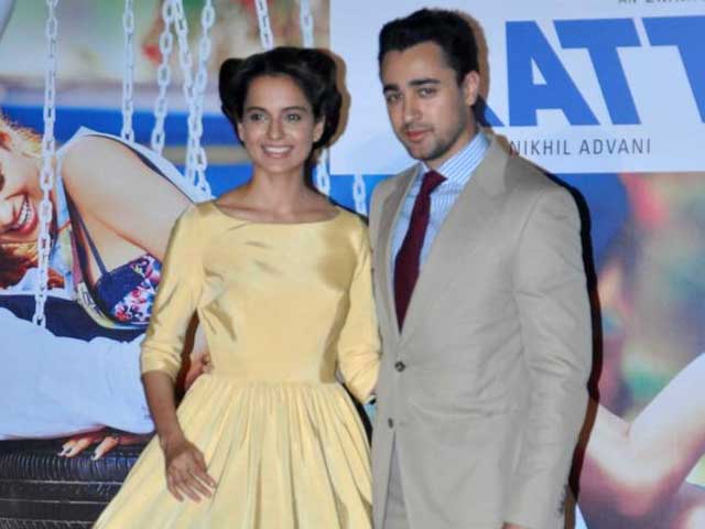Imran Khan to Unveil Kangana Ranaut's Work as Director in <i>Katti Batti</i>