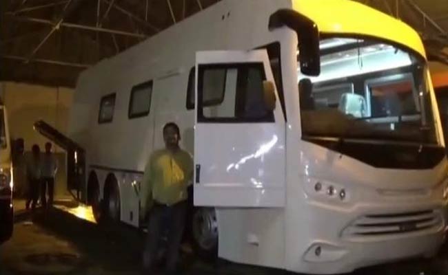 Telangana CM Gets a Bus Worth Rs. 5 Crore