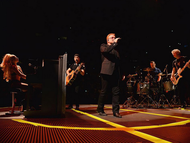 No <i>Ordinary Love</i>, This: A Lady Gaga Surprise at U2 Concert