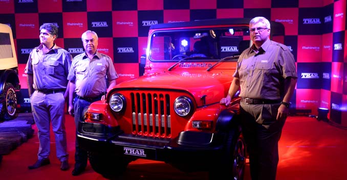Mahindra Thar Facelift Launched; Priced at Rs. 8.03 Lakh