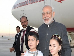 Prime Minister Narendra Modi Arrives in Turkmen Capital Prime Minister Narendra Modi Arrives in Turkmen Capital
