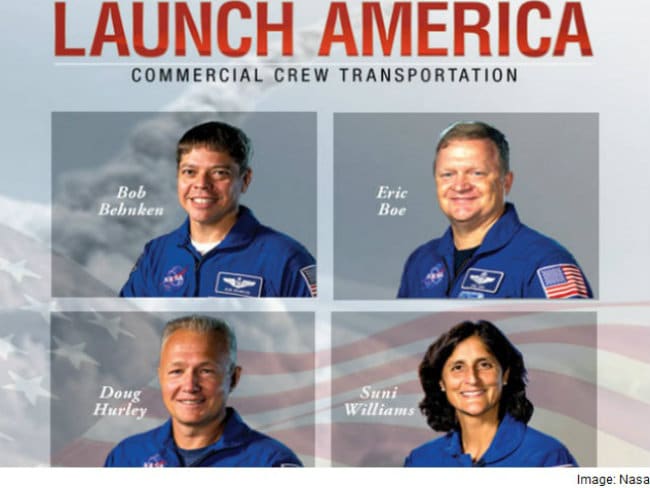 Indian-American Astronaut Sunita Williams Selected in NASA's First Commercial Crew