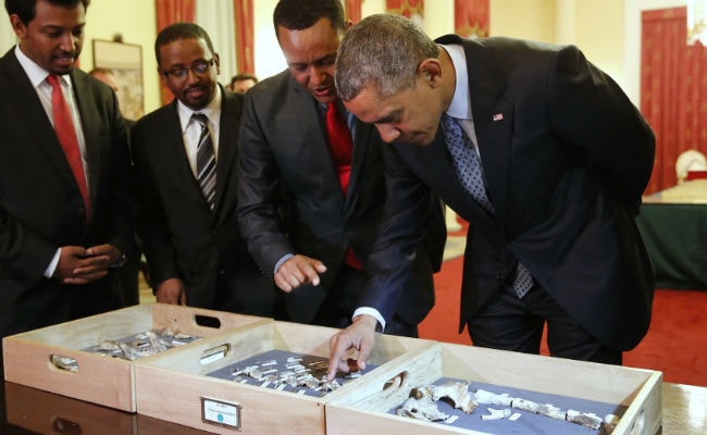 Barack Obama Meets Lucy, an Ancient 'Ancestor,' in Ethiopia