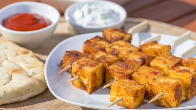 Microwave Paneer Tikka