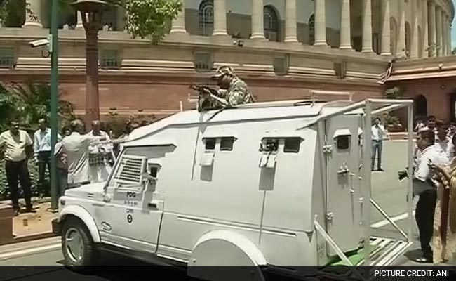 Security Stepped Up At Parliament After Alert