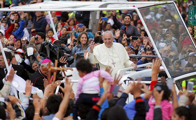Pope Francis Jokes He Doesn't 'Do Drugs'