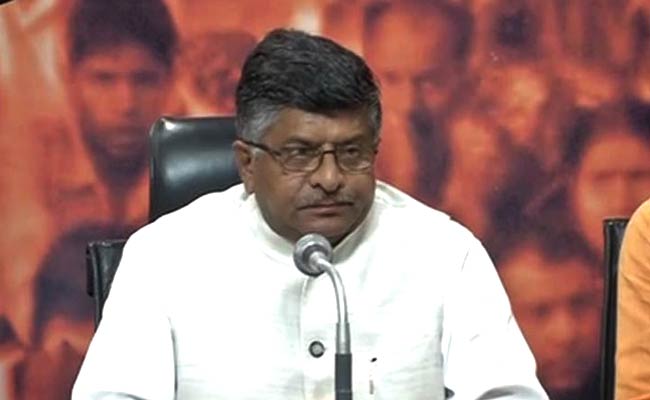 Look After Your Customers, Ravi Shankar Prasad Tells Telecom Companies