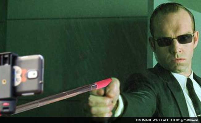 What if Agent Smith Had a Selfie Stick Instead of a Gun in The Matrix?