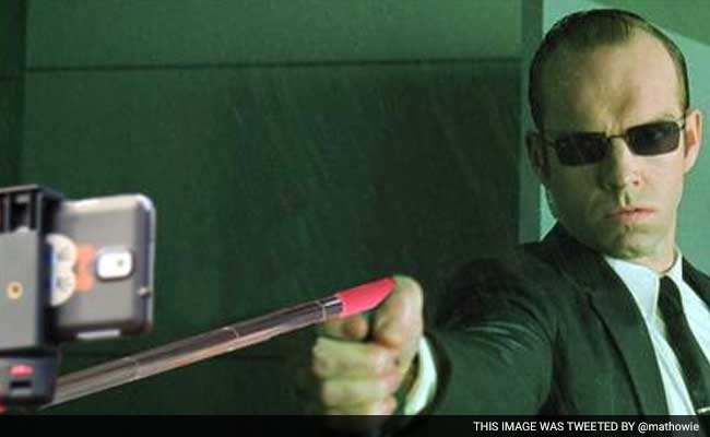 agent smith matrix gun