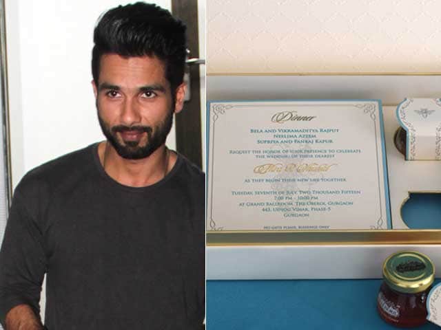 500 Guests Invited for Shahid's Reception, Reveals Man Behind the Wedding Card