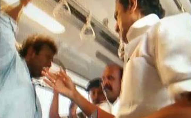 Joyride That Wasn't. Video Shows DMK's Stalin Slapping Metro Passenger