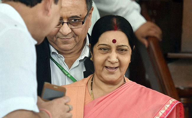 Sushma Swaraj Tweets About Big Reveal in Parliament on Congress Leader