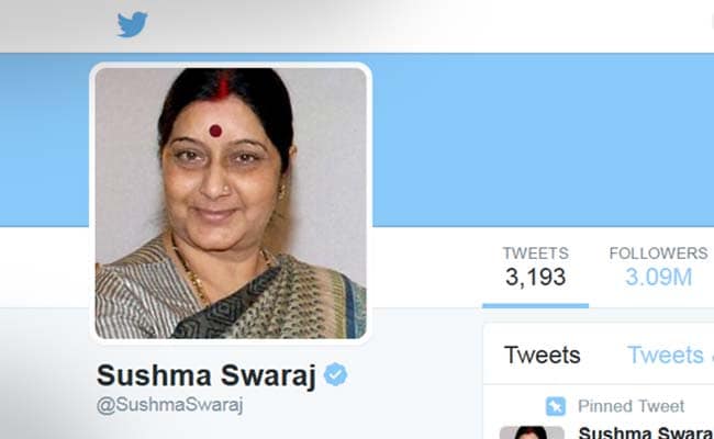 On Twitter Handle, Sushma Swaraj Back as 'Foreign Minister'