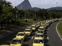 Taxi Drivers Block Streets of Rio in Protest Against Uber