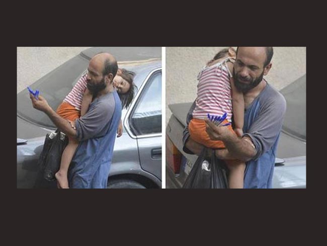 बेरूत की सड़कों पर पेन बेच रहे शख्स की फोटो वायरल, मिली मदद