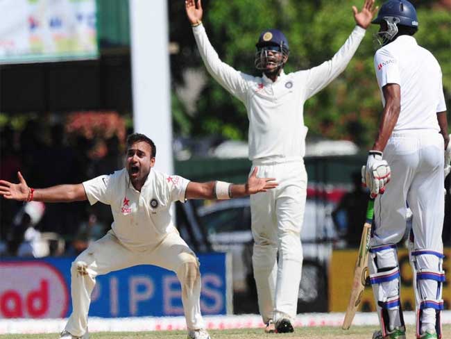 कोलंबो टेस्ट : अमित मिश्रा चमके, दूसरी पारी में भारत की कुल बढ़त 157 रन