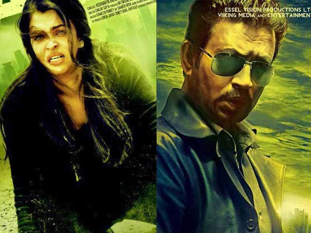 Aishwarya, Irrfan Are On the Run in Brand New Poster From <i>Jazbaa</i>