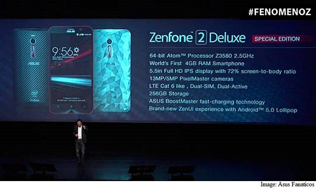 Asus ZenFone 2 Deluxe का 256GB इंटरनल स्टोरेज वाला वेरिएंट लॉन्च