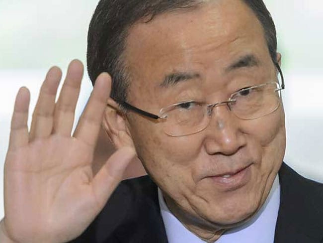 Ban Ki Moon in Surprise Visit to Israel, Palestinian Territories