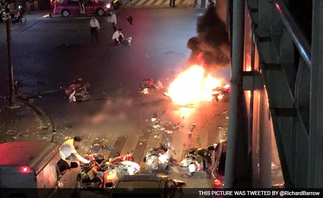 Bomb Near Bangkok Shrine Kills 19, Wounds Scores in Bid 'To Destroy Economy'