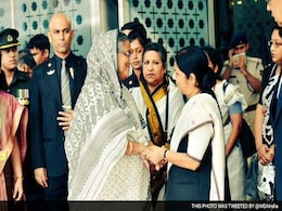 Bangladesh Prime Minister in Delhi to Attend President Mukherjee's Wife's Funeral Bangladesh Prime Minister in Delhi to Attend President Mukherjee's Wife's Funeral