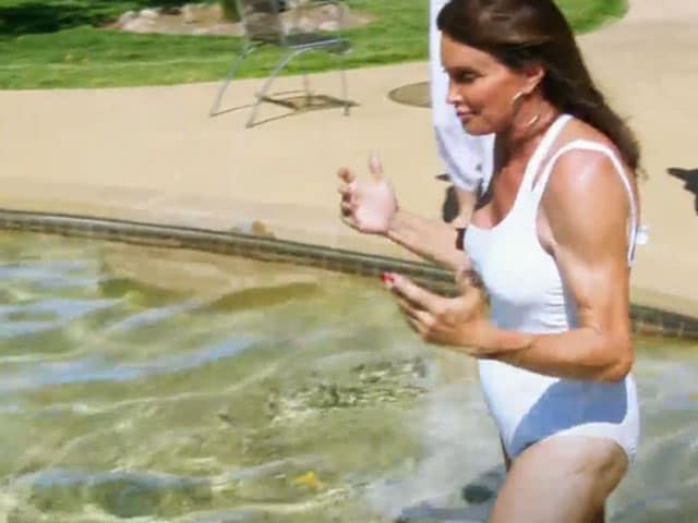 Caitlyn Jenner Says Wearing Swimsuit Was 'Nervewracking But Freeing'