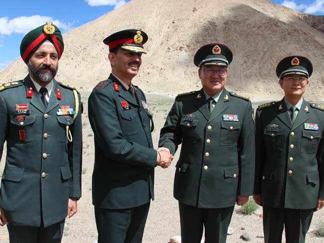 15 अगस्त के मौके भारत और चीनी सेना के बीच बॉर्डर पसर्नल मीटिंग