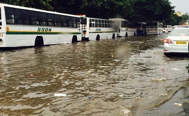 After Heavy Rain, Waterlogging, Traffic Jams in Delhi