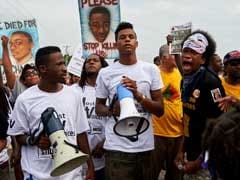 March in Ferguson on Eve of First Anniversary of Brown's Death