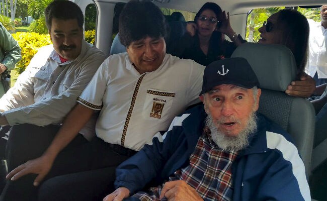 Fidel Castro Celebrates 89th Birthday With Leftist Allies