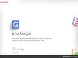 Google's New Alphabet Structure Sees Share Prices Rising Google's New Alphabet Structure Sees Share Prices Rising