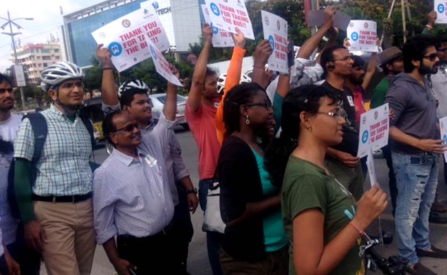 'Thanks for Taking the Bus,' Cheered Cyberabad Techies