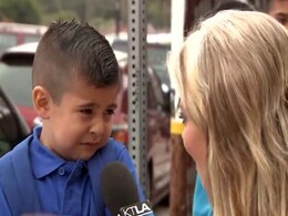 Asked About First Day of School, 4-Year-Old Burst Into Tears Asked About First Day of School, 4-Year-Old Burst Into Tears