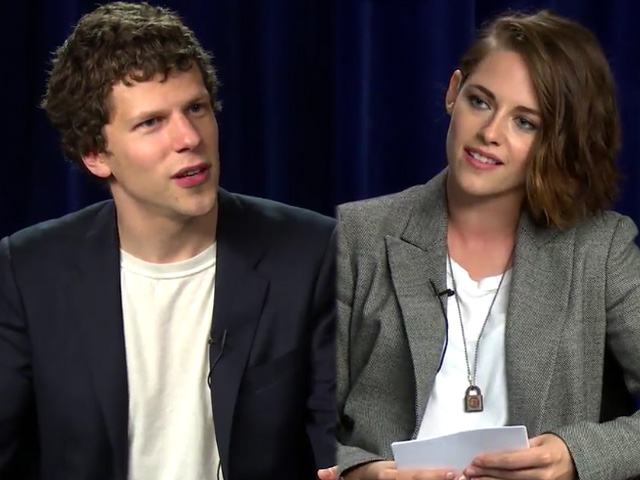 Kristen Stewart Asks Jesse Eisenberg Sexist Questions, Scores a Win