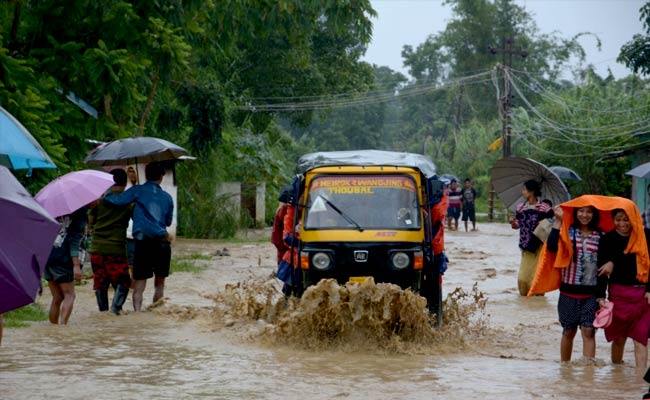 Towns Cut Off, Villages Submerged as Manipur Battles Floods