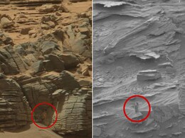 नासा की मंगल ग्रह की तस्वीरों में सोशल मीडिया ने ढूंढ निकाली 'महिला' नासा की मंगल ग्रह की तस्वीरों में सोशल मीडिया ने ढूंढ निकाली 'महिला'