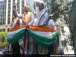 Indian-Americans Celebrate Independence Day With Fervour In New York Indian-Americans Celebrate Independence Day With Fervour In New York