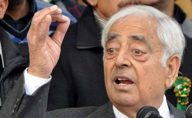 Peace Will Not Return With Guns But Dialogue, Says Mufti Mohammad Sayeed
